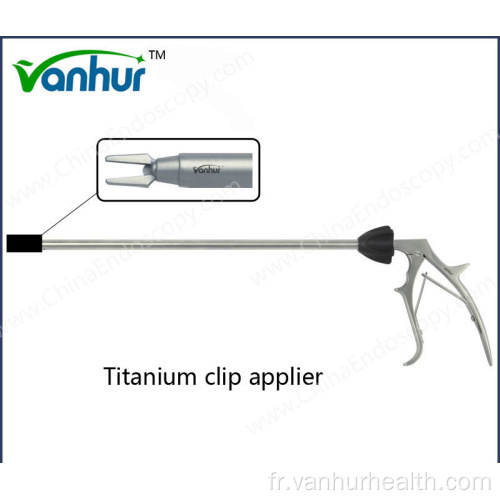 Applicateur de clips en titane à double action pour clips ML